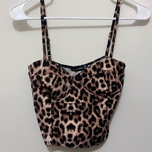 Leopard Print Women's Top